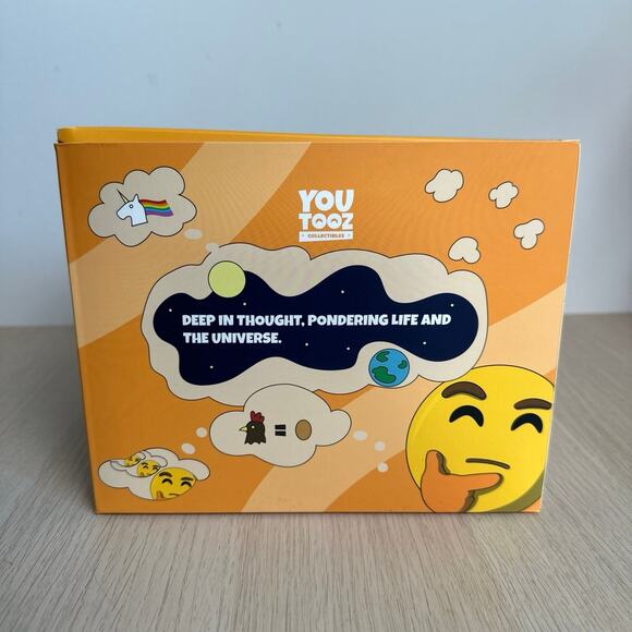 YouTooz Thinking Spinning Emoji - Rare and NEW in Box - Picture 4 of 4